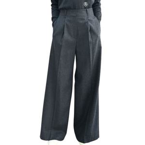 [비꼴리끄(여성)]울 뒷밴딩 와이드 팬츠 B244WS3030