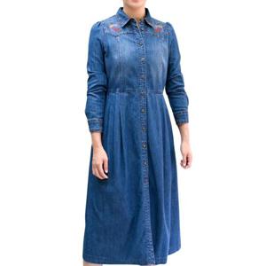 [비꼴리끄(여성)]데님 자수 원피스 B244DO2110