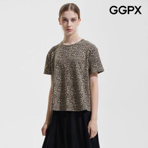 GGPX  애니멀 프린팅 피치기모 반팔 티셔츠 (GP9TS032F)
