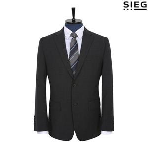 [지이크]F/W 모혼방 그레이 솔리드 정장 자켓 PFJ2005