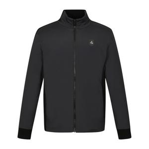 [핑] 남성 우븐 믹스 배색 니트 점퍼 111E3JP282BK