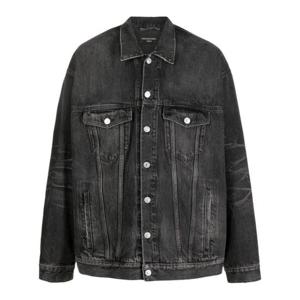 발렌시아가 자켓 724647 TBP47 1270 CHARCOAL Black