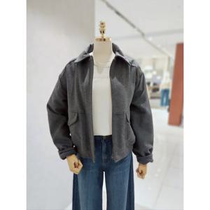 abfz  (AZZ4HJ05) 카라넥 모직 집업점퍼