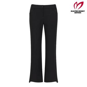 마스터바니  (421E3PT308) 여성 사이드 밴딩 사선 슬릿 팬츠