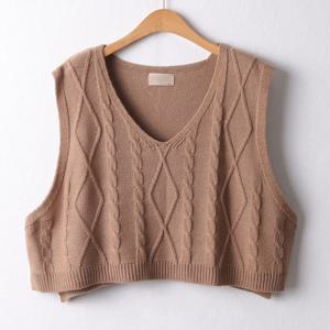 나야홍 / 아이우먼 슈가크롭니트베스트 RMD220M509 빅사이즈