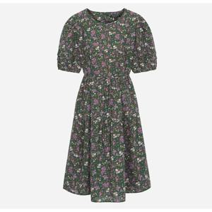 [써스데이아일랜드][여성]플라워 라운드 넥 미디 원피스 T256MOP326W