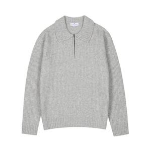 [카운테스마라] 모혼방 부클사 하프집업 카라니트  CSTX3C2316G0