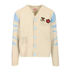 겐조 울 블렌드 브이넥 가디건 FF65CA7463CI 93