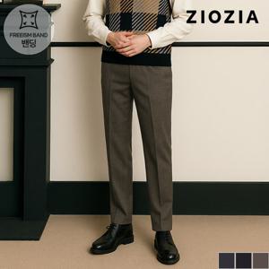 [지오지아] 테이퍼드 핏 멜란치 캐주얼 슬랙스 (ABD4PP1104)