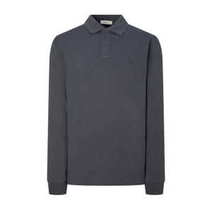 [헤지스]헤지스 차콜그레이 단색 면 긴팔카라티셔츠 WHTS4C302CG