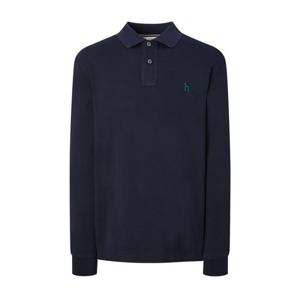 [헤지스]헤지스 네이비 단색 면혼방 긴팔카라티셔츠 WHTS4D431N2