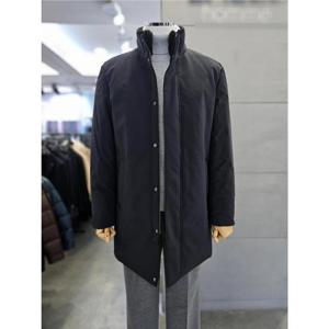 바쏘옴므 세이브존03 바쏘옴므 남성 점퍼 네이비 밍크에리 구스 패딩 코트 WSAGY4UA93A