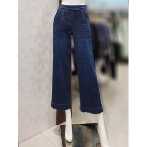 [벨라디터치]MARIOV3F3SL28 반밴딩 와이드 가을 청바지