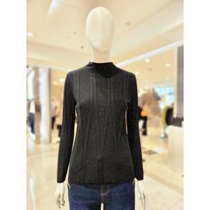 [르니앤맥코이]글리터비즈 장식 반폴 니트MM11KN724FJY