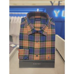 [예작셔츠] YJWBR136BL 일반핏 빅체크 기모  긴소매셔츠