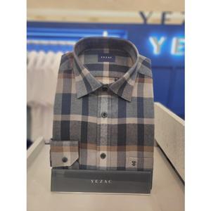 [예작셔츠] YJWBR132YE 일반핏 빅체크 기모  긴소매셔츠