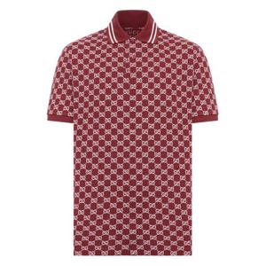구찌 폴로 티셔츠 788024 XJHHN6320 ROSSO ANCORA WHITE M