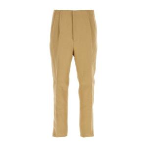 펜디 카멜 스트레이트 플리츠 팬츠 FB0979AR96 F1MTK