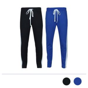 화이트 옆라인 트레이닝 팬츠 남자옷도매