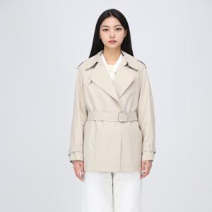 [라인어디션]벨티드 하프 트렌치 자켓(NWJKPC04)