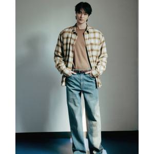 [지오다노]남성 배기 와이드 데님 115944