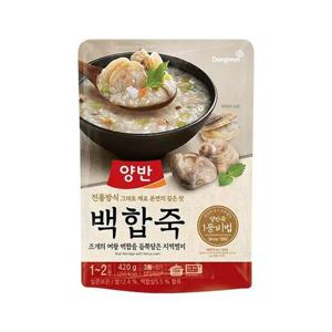 동원 양반 백합죽 420g x 20개