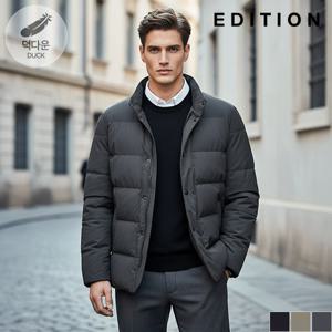 [에디션] 스탠드 카라 퀼팅 덕다운 패딩점퍼 (NED4KP1602)