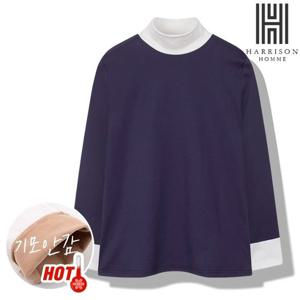 [해리슨] 배색 반목 긴팔티 WB-2302 DNC1170