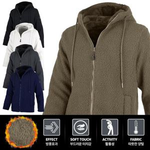 [모로엠] 가볍고 따뜻한 후드 양털 플리스 자켓 DMS-JUA-Q4551834