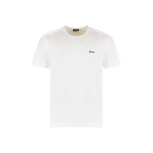 에르메네질도제냐 반팔 티셔츠 B760E7360A5100 White