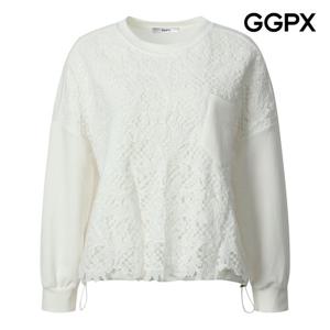 GGPX  원 포켓 레이스 퍼프 티셔츠 (GP9TS043F)