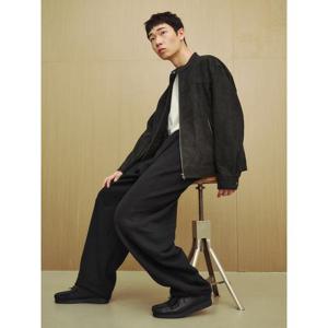 (225921EQ74) [에잇세컨즈] 가먼트 워싱 저지 커브드 팬츠  애쉬