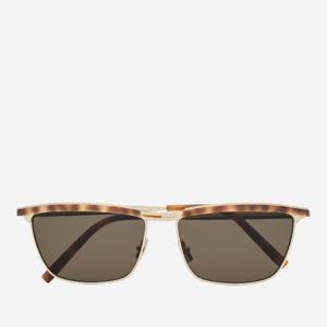 생로랑 렉탱귤러 톨토이즈쉘 선글라스 843043 Y99698003