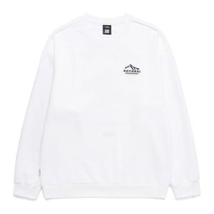 내셔널지오그래픽 N253USW050 컨셉 그래픽 맨투맨 O/WHITE