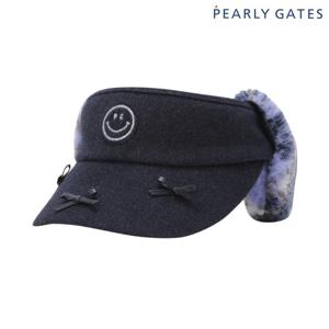 파리게이츠  여성 스마일 배색 이어워머 썬바이저 521E4CP481 BJ