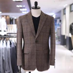 [트레몰로]FU5F9121_트레몰로 남성 울혼방 글렌체크 캐주얼자켓