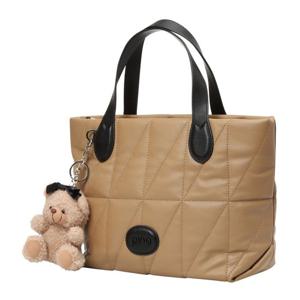 [핑골프]여성 곰돌이 인형 키링 포인트UP 퀼팅 토드백 121E3BG053