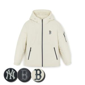 MLB 공용 고프코어 후드 경량 숏패딩 점퍼 (3ADJB0156)