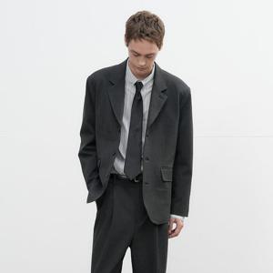 MAN 쓰리버튼 수트 블레이저 [CHARCOAL] / SBE3M55008