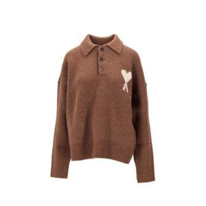 아미 스웨터 UPL408KN0135 217 NOISETTE ECRU