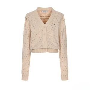 [올리브데올리브]하트짜임 브이넥 니트가디건 (OE5AD871-DG-EL)