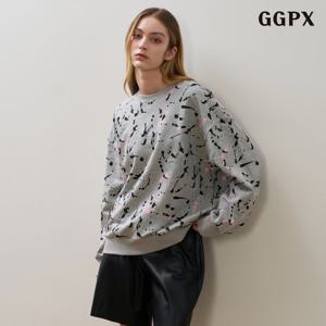 [GGPX] 페인티드 오버핏 맨투맨 (GPCLW022D)