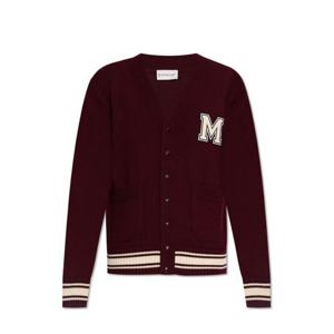 25 FW 몽클레어 브이넥라인 버튼업 울퓨어 가디건 K20919B00018M1131