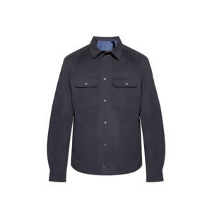 25 FW 몽클레어 가바딘 롱슬리브 체스트 투포켓 셔츠 K20912F00015598RU