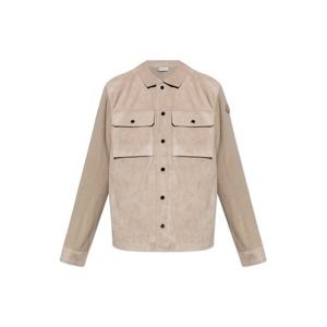 25 FW 몽클레어 레더 프론트 버튼 체스트 투포켓 가디건 J20919B00026M1113