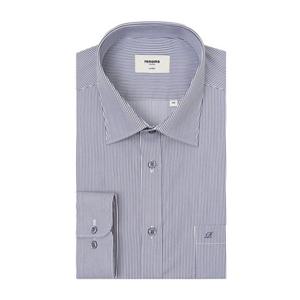 (RPFSG195024NY) (레노마 일반핏 )면스판 틴 런던스트라이프 긴팔셔츠