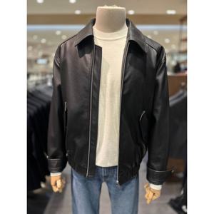 [25FW] 남성 페이크 레더 카라 블루종 점퍼 ADG1JJ1802