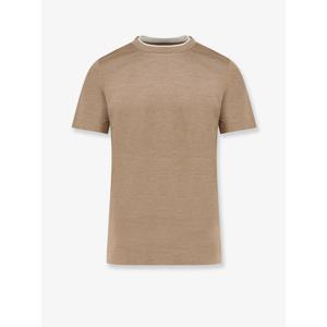 [BOSS] 라프리마 남성 티셔츠 앤 탑 코튼 실크 50549333 216 미디엄 BROWN /12