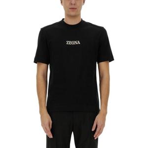 에르메네질도제냐 반팔 티셔츠 E7364A777K09 BLACK