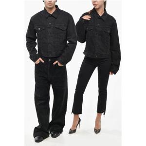 발렌시아가 데님 자켓 790869TQW54 1071 Black